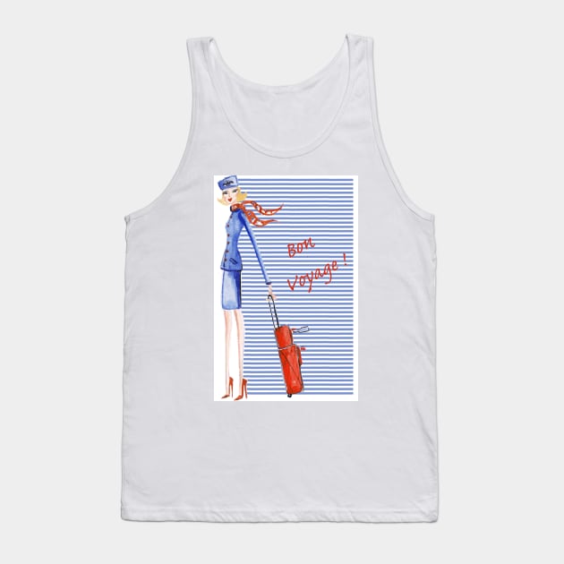 Bon Voyage Tank Top by lizzielamb